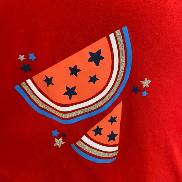 Cat & Jack T-shirt Girls 10/12 Red Watermelon MUST BE BUNDLED, MARKED DOWN - Picture 2 of 4